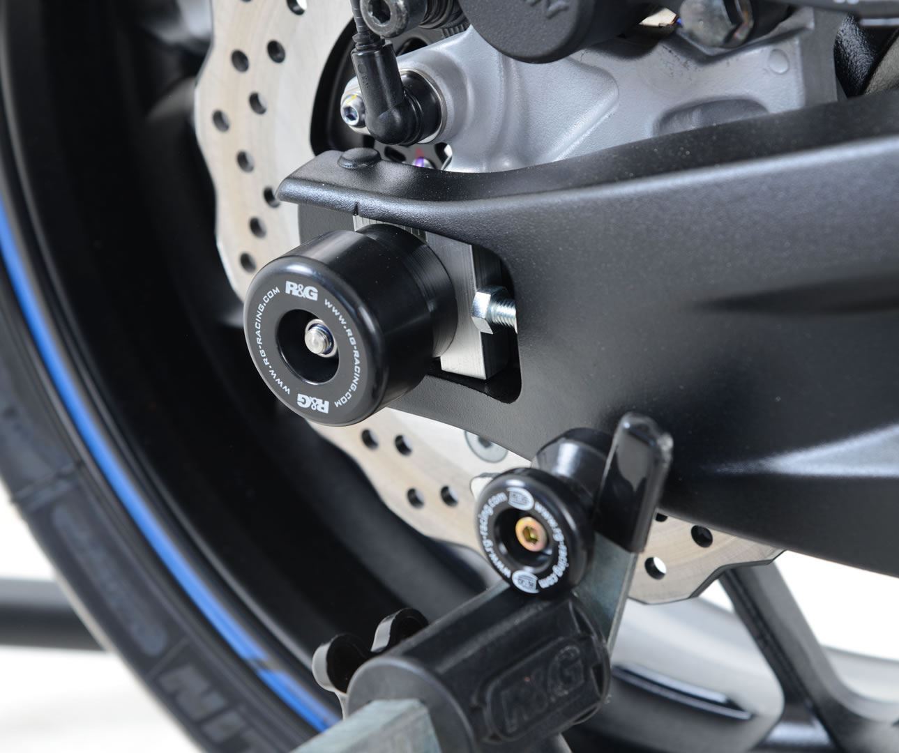 R&G Swingarm Protectors Black Yamaha Tracer 700 - MT-07 (FJ-07) 2016 - 2020