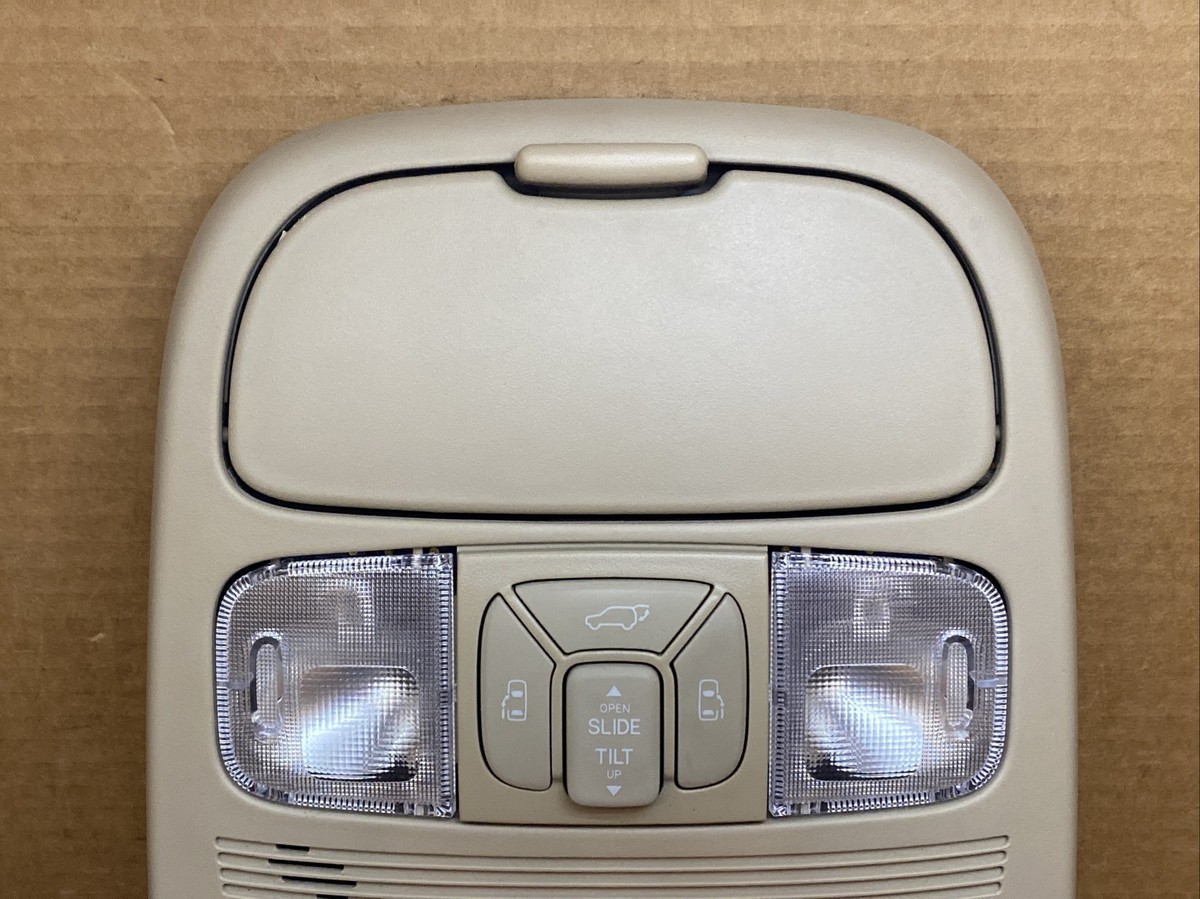 2004-2010 Sienna Front Over Head Overhead Center Console Sunroof 