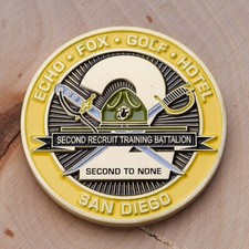 2nd Recruit Training Battalion San Diego Challenge Coin