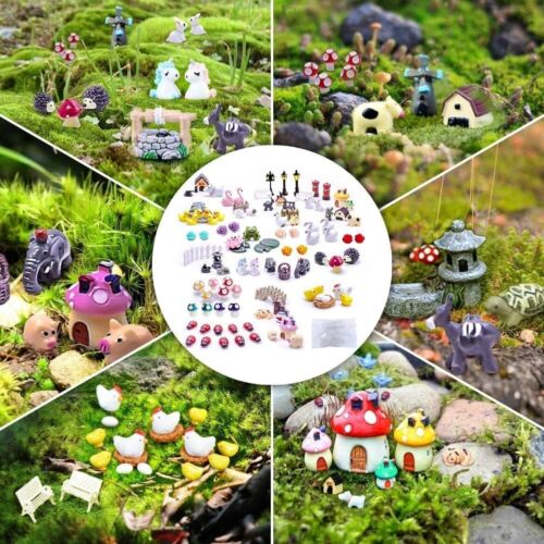 Selected 100 Pcs Fairy Garden Accessories Fairy Garden Kit Miniature Figurines - Picture 6 of 8