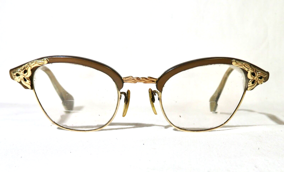American Optical Vintage Cat Eye 1/10 12K Gold Filled 