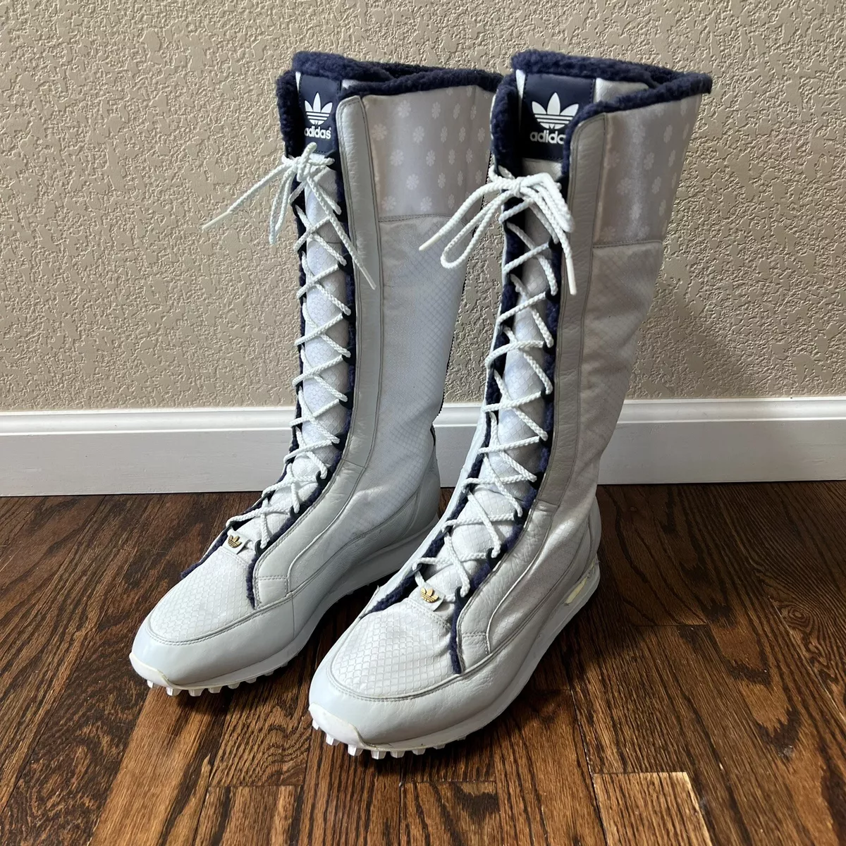 Adidas “ Rare” 2005 Knee Boots White Women's Size 11 Snow Winter | eBay