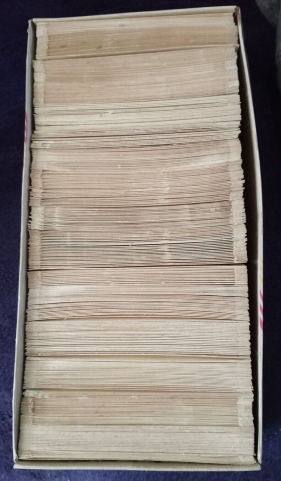 Vintage Stamp Holders for Collectors 6in. W X 3IN. T4 Rows Cardboard