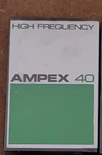 AMPEX HIGH FREQUENCY 40 BLANK CASSETTE TAPE SEALED New NOS