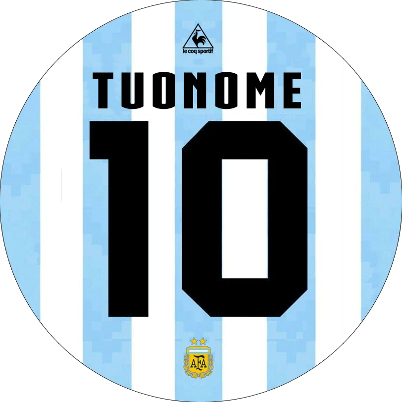 dekora - Decorazione Torta di Compleanno per Bambini Campo da Calcio-20 cm, Carta commestibile