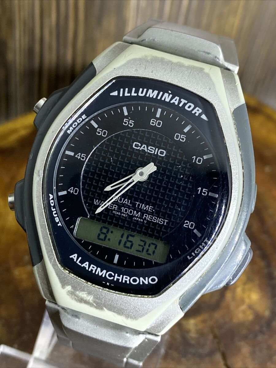 Casio AQ-140W Illuminator Alarm Chrono Original Vintage Ana Casio AQ-140W Illuminator Alarm Chrono Original Vintage Ana