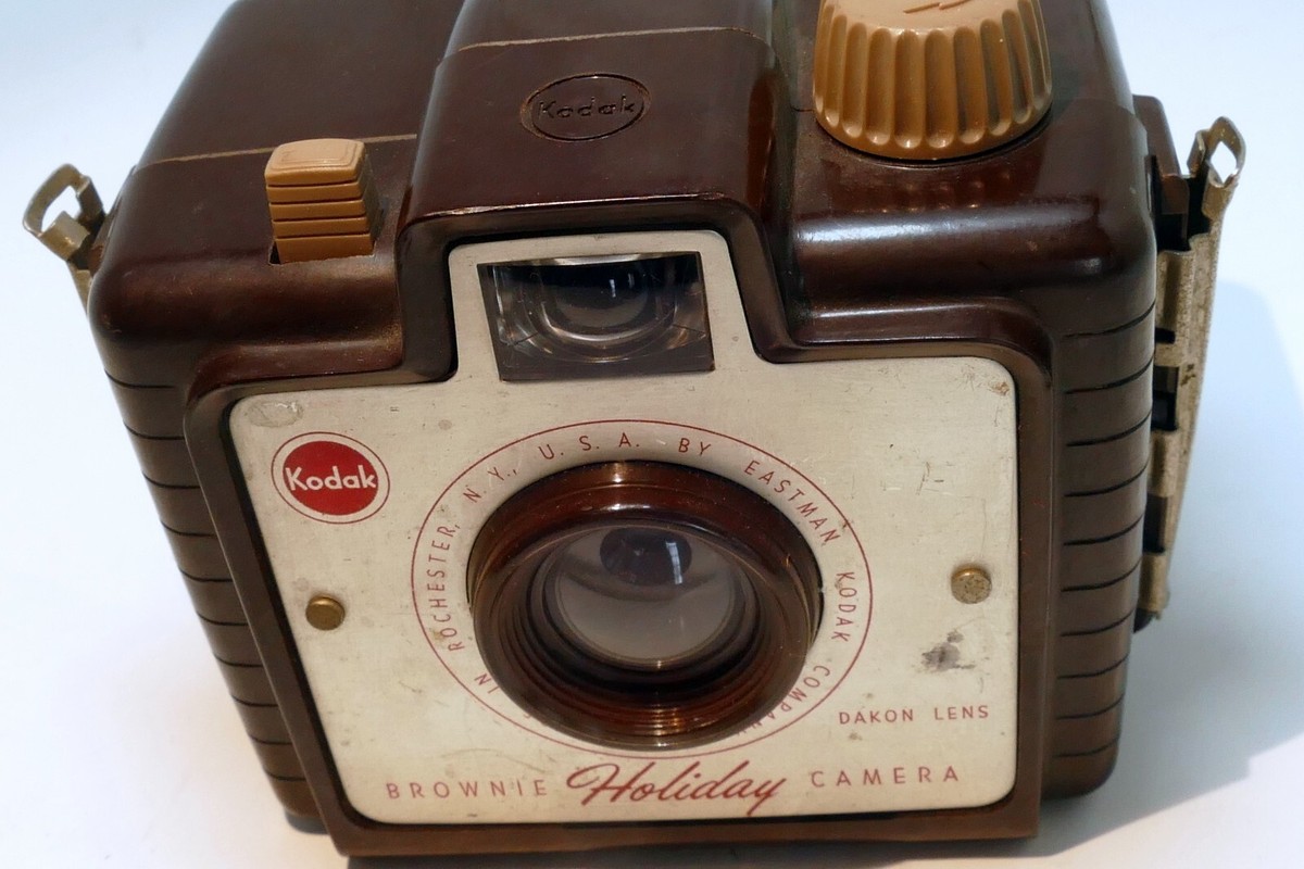 Appareil Photo Vintage Kodak Brownie Staluxe 2 - Argentique Format 127 (1950) Pour Décoration