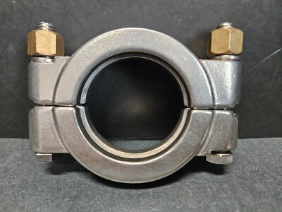 Dixon High Pressure Bolted Clamp 2 in. Tube OD 304 Stainless Steel