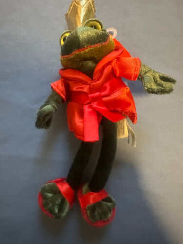 Amscan England Frog Princess Plush Gown and Slippers with Tag 9" - Picture 1 of 4