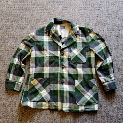 vintage pendleton gabardine mens jacket
