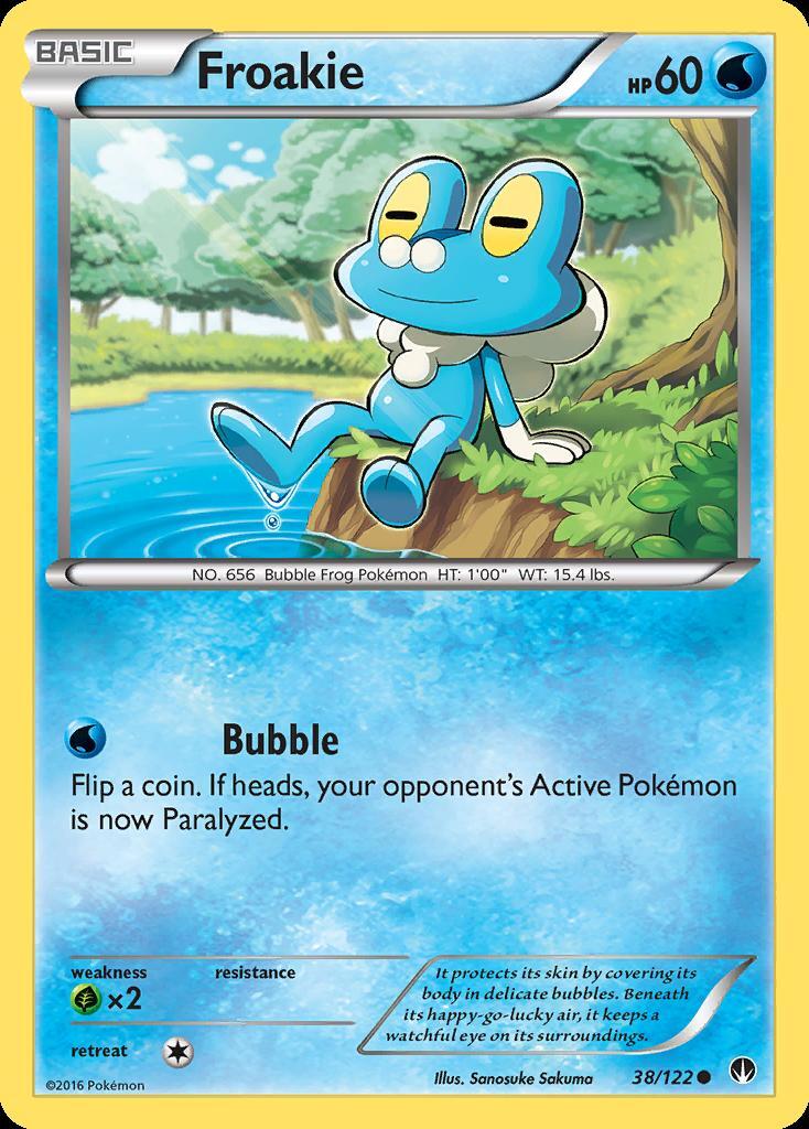 Pokemon Froakie (38/124) BREAKpoint LP