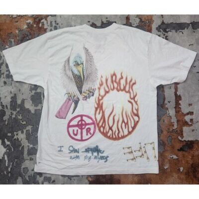 Travis Scott 2024 MetLife Utopia Circus Maximus Tournee XL White T-Shirt