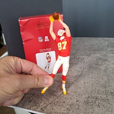 HALLMARK 2021 TRAVIS KELCE KANSAS CITY CHIEFS NFL FOOTBALL ORNAMENT