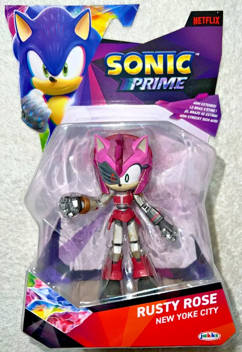 Sonic Prime 5 Articulated Action Figure - Rusty Rose Yoke City