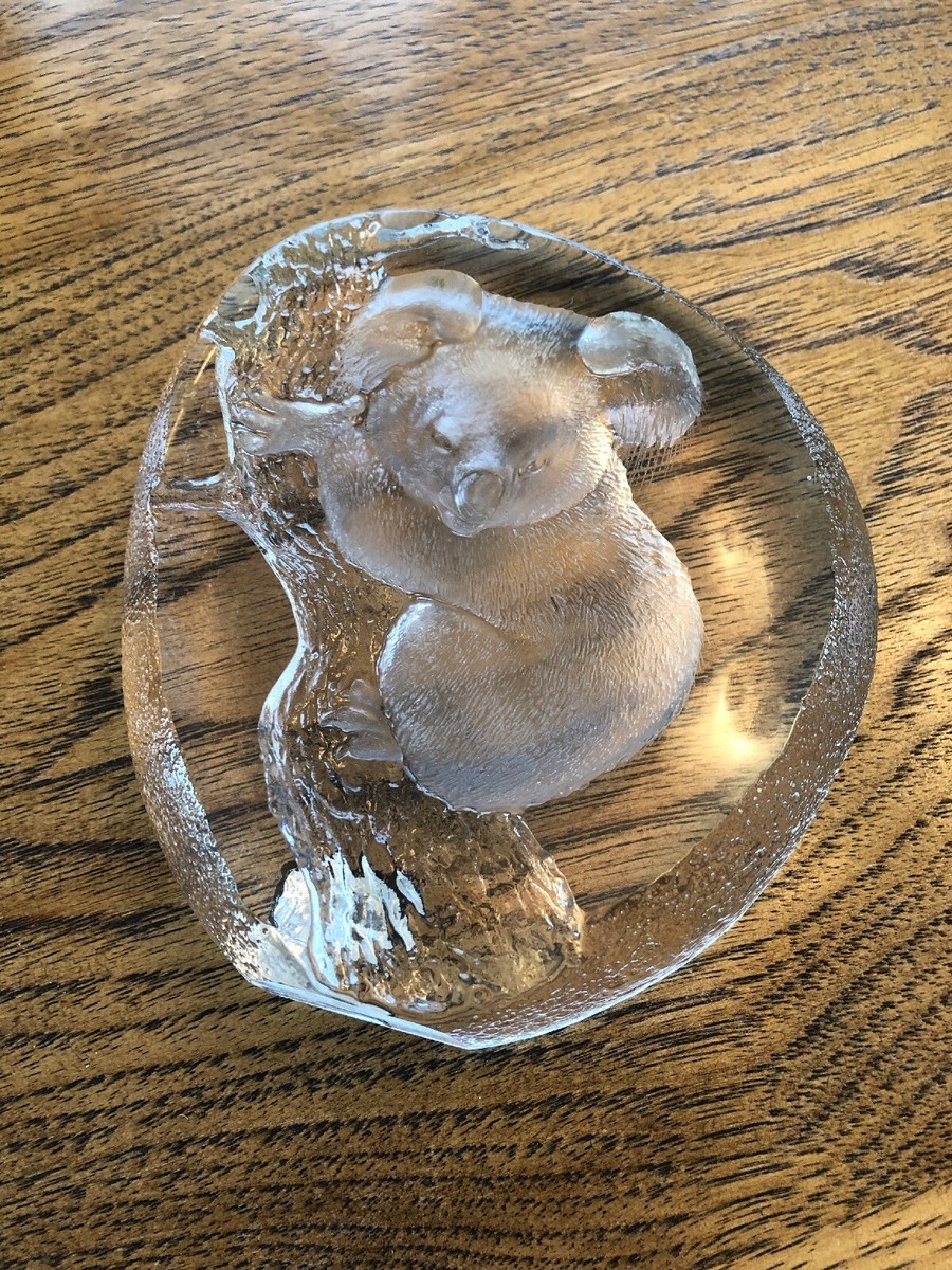 Mats Jonasson Signature Art Glass Koala | eBay