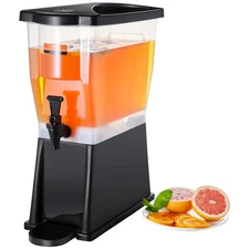 Drink Juice Dispenser 3 Gal Beverage Dispenser for Parties Plastic with Stand