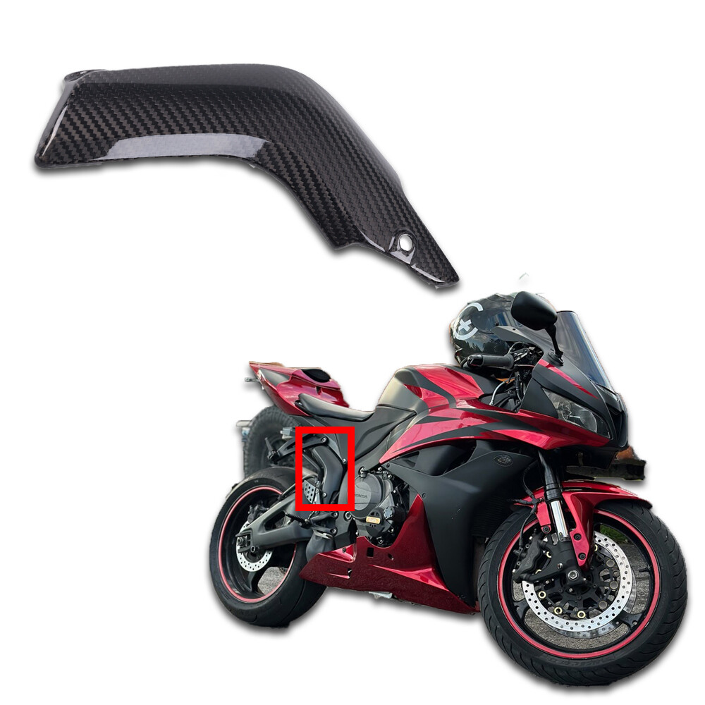 NT FAIRING Carbon Fiber Exhaust Heat Shield For Honda CBR600RR (2007-2022) - Real 3K Twill Weave