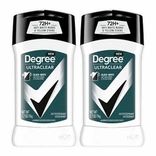 	Degree Men UltraClear Deodorant 2 Count 72-Hour Protection 2.7 oz	