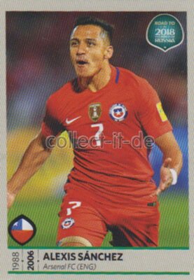 Road to World Cup 2018 Russia - Sticker 335 - Alexis Sanchez