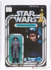 $RARE$ Vintage Kenner Star Wars AFA Full 90 Grade Death Squad Commander 12 Back