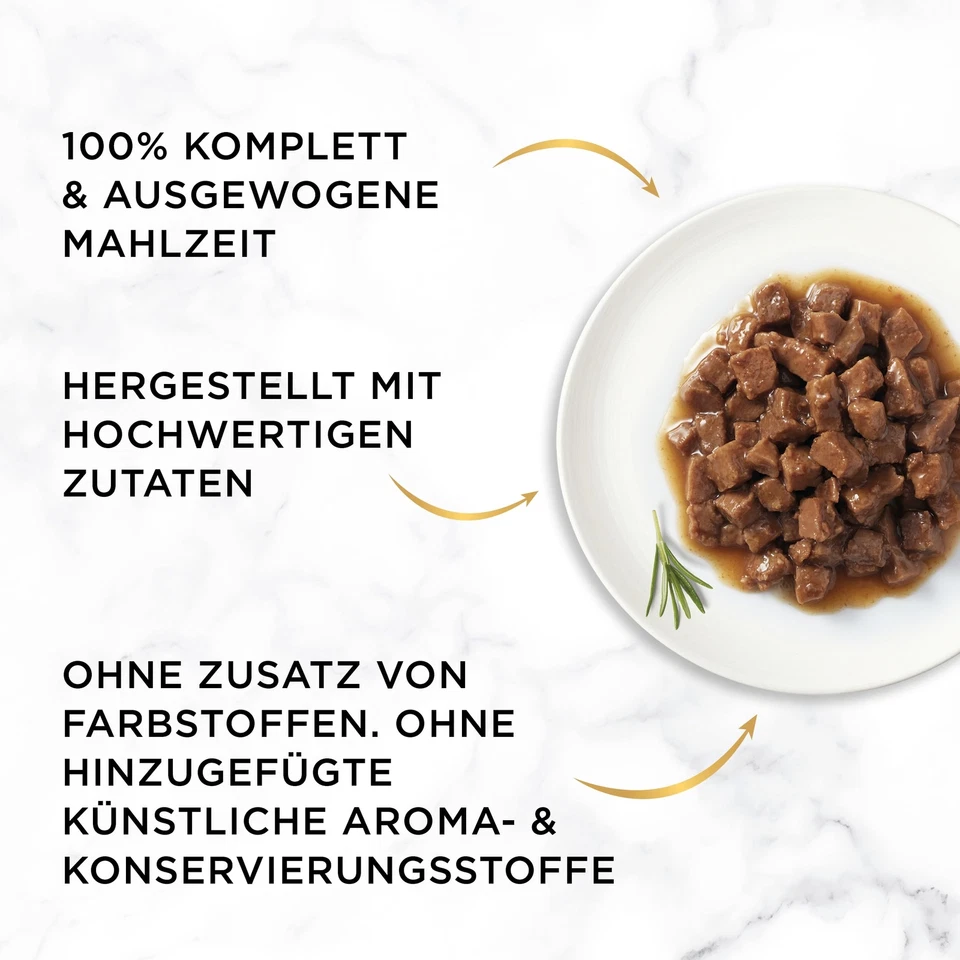 PURINA Gold Feine Komposition Katzenfutter nass Sorten-Mix 12er Pack 12 x 4 D... - Bild 3 von 4