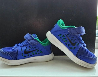 Nike Flex Run 2016 Turnschuhe Säugling Kleinkind Größe 4,5 blau Unisex schnell & kostenlos Versand