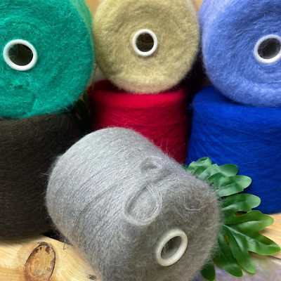Super Kid Mohair Cone Yarn Lace Weight Hand or Machine Knitting USA TARIFF FREE