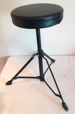 Adjustable Drum throne seat stool, used, good+