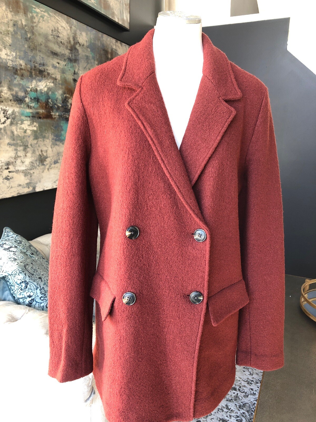 Rachel Zoe Women Medium Brown Wool 