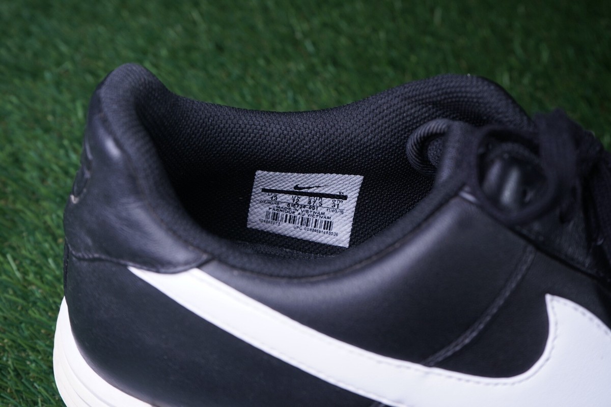 NIKE LUNAR FORCE 1 LOW GOLF MEN'S 13 GOLF SHOES, BLACK
