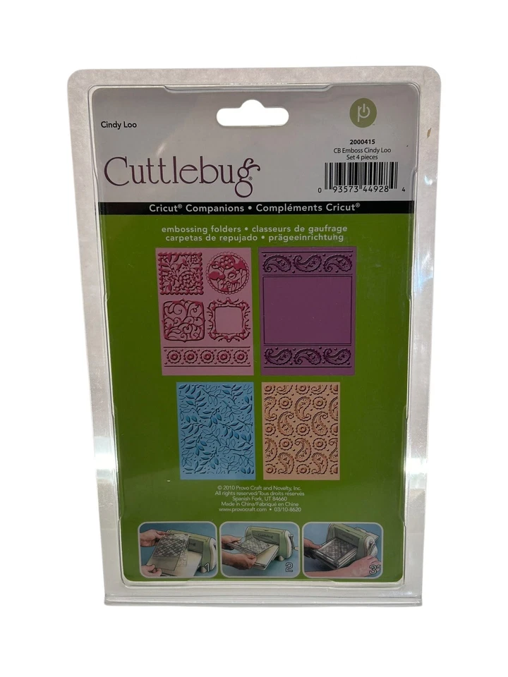 Cuttlebug Embossing Set - Cindy Loo - 2000415 NEW NIP - Image 2 of 2
