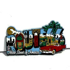 Route 66 Main Street of America Souvenir Fridge Magnet