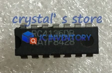 10pcs RC4136DB Quad General-Purpose Operational Amplifier DIP-14