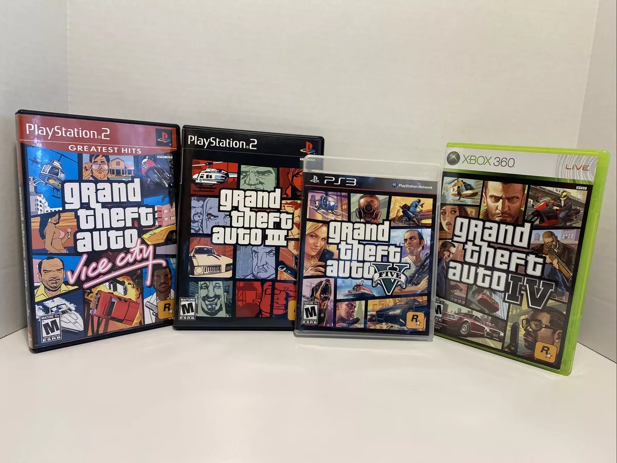 PS2 Games Collection GTA IV GRAND THEFT AUTO