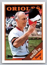 1988 Topps #444 Cal Ripken Sr. Baltimore Orioles