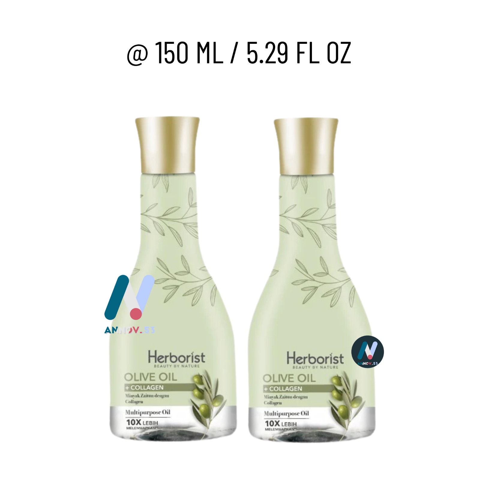 HERBORIST Aceite de Oliva Colágeno Vit E Natural Hidrata Suave Relajar Múscul...