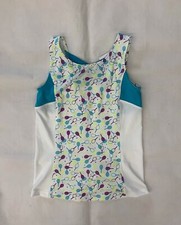 Prince Youth Girls' Large Printed Tennis Tank Top Singlet Summer Court Shirt