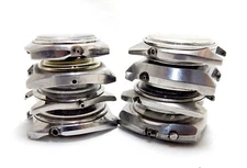 Lot 8 Case Watches Steel Seiko and Citizen Men Spare Parts