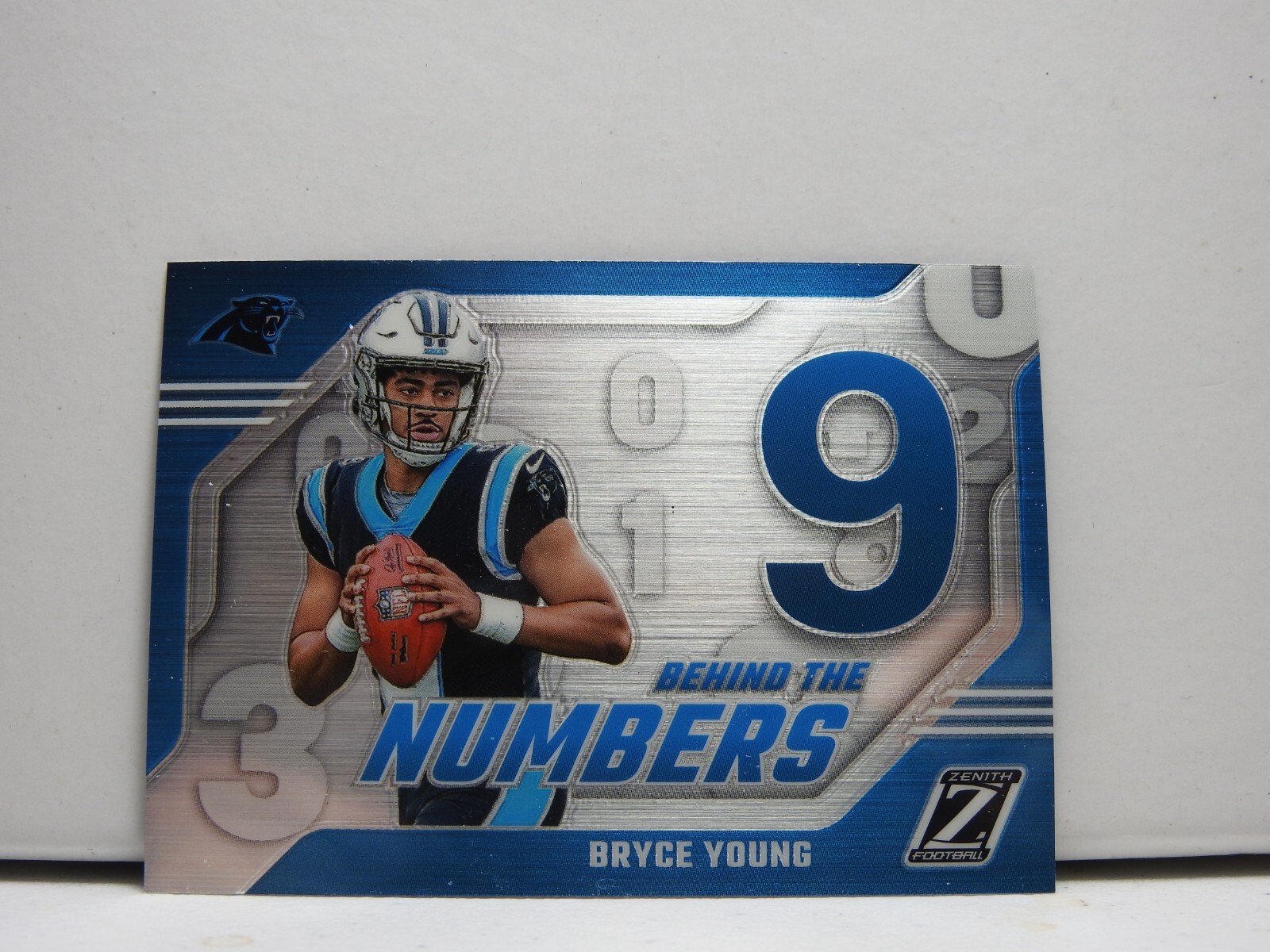 2023 Panini Zenith Bryce Young RC Behind The Numbers #4 Carolina Panthers