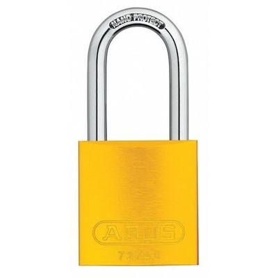 Abus 72 Hb/40-40 Kax3 Yellow Lockout Padlock,Ka,Yellow,1-1/2''H,Pk3