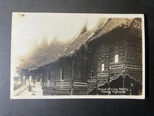 1928 Netherland Indies RPPC Postcard Cover Padang to Amsterdam Hotel Centrum