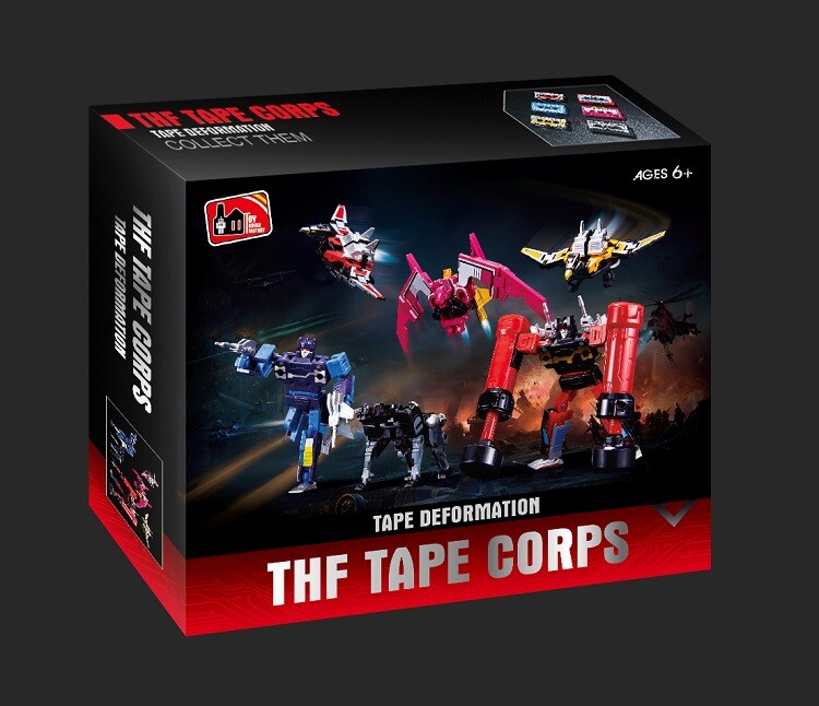 THF-01J MP-13 Soundwave Transformer Figure With 6 Cassette Tapes - Transforms To Tape Recorder