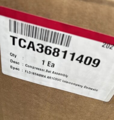 TCA36811409 LG Kenmore Refrigerator Compressor Genuine Part R600A
