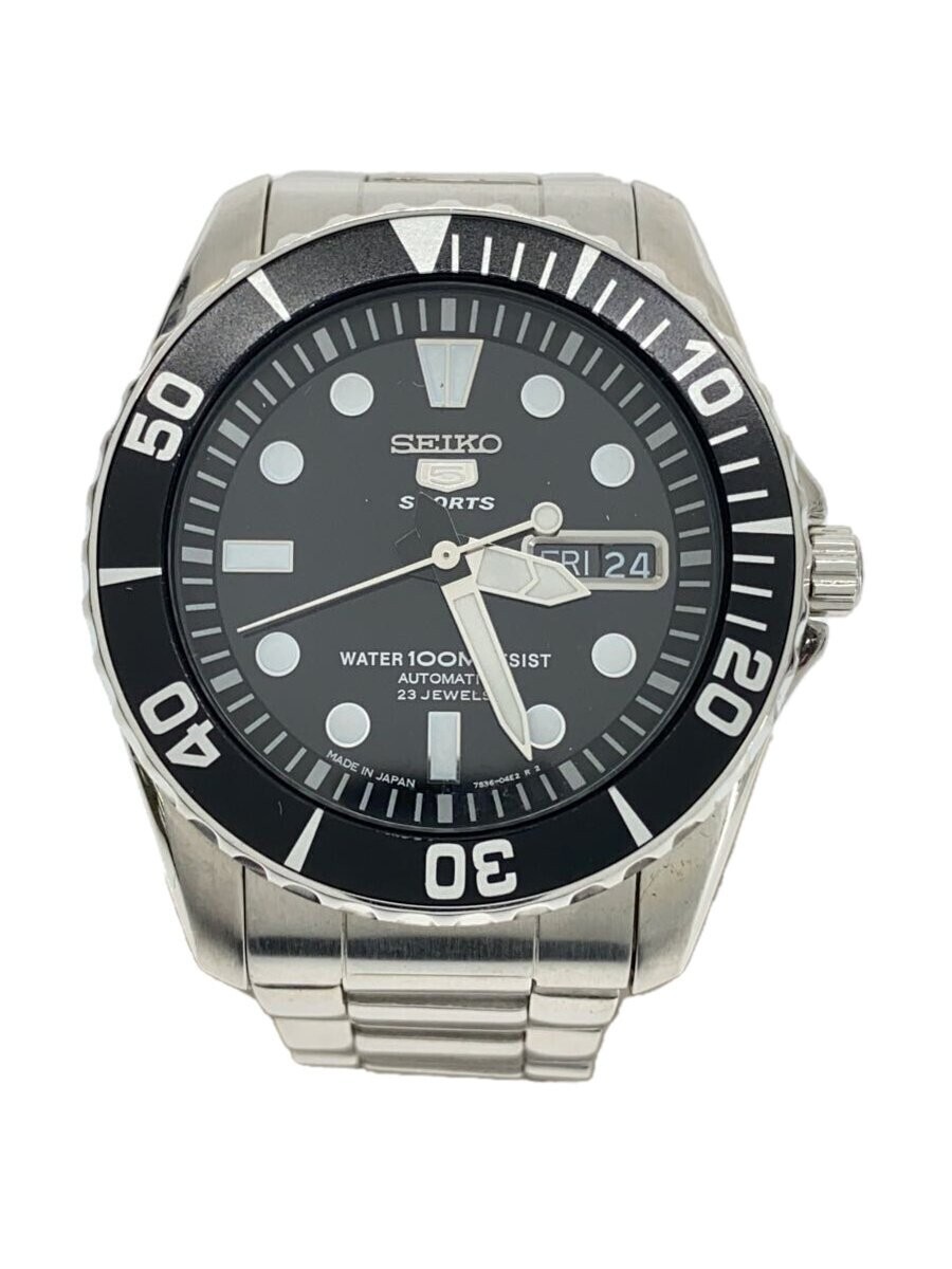 Seiko 5 Sports Men's Black Watch - SNZF17 for sale online | eBay