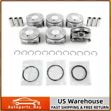 Engine Pistons & Rings Kit STD Fits 11-16 Chrysler Dodge 1500 Jeep RAM VW 3.6L