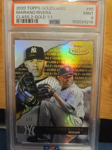 2020 Topps Gold Label - Mariano Rivera #65 Class 2 Gold 1/1