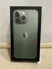 Apple iPhone 13 Pro Alpine Green 128GB EMPTY BOX ONLY w/OEM Genuine Inserts EUC