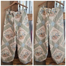 Upcycled Flower Basket Quilt Barrel Pants M-XL Handmade Don't Throw It Out