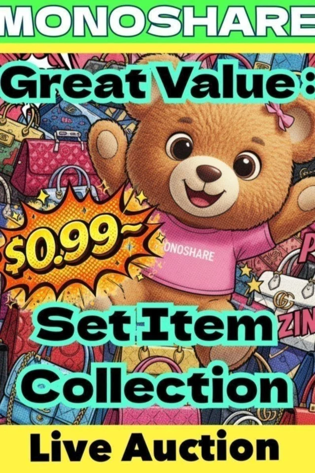 Monoshare - Great Value : Set Item Collection - Aug 17 at 5:45pm PDT