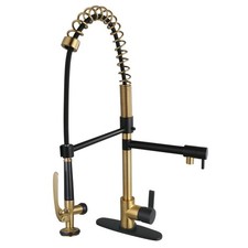Kingston Brass Continental Pre Rinse Kitchen Faucet LS850CTL Solid Brass NEW